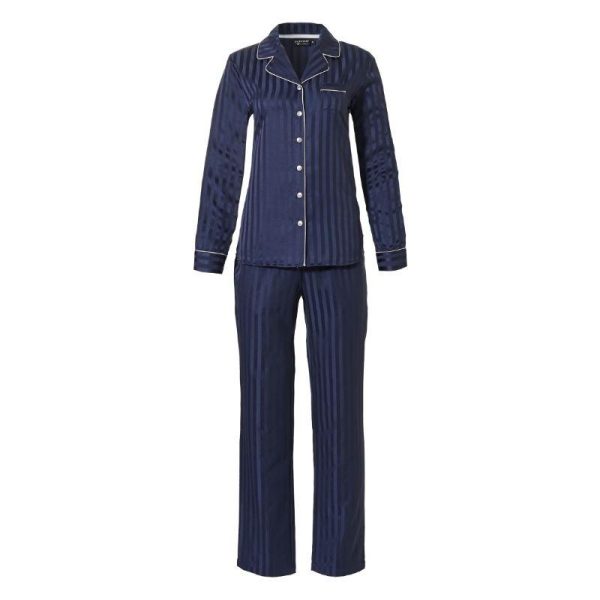 Pastunette_satiinipyjama__housut_ja_napitettava_paita