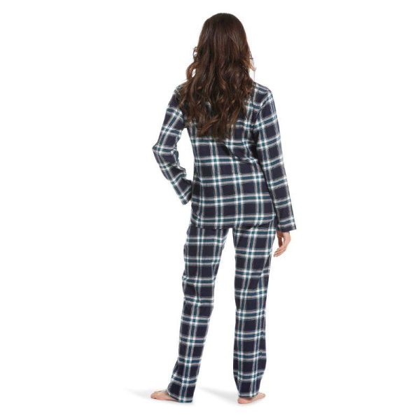 Pastunette_flanellipyjama__pitkahihainen_napitettava_paita__pitkalahkeiset_housut