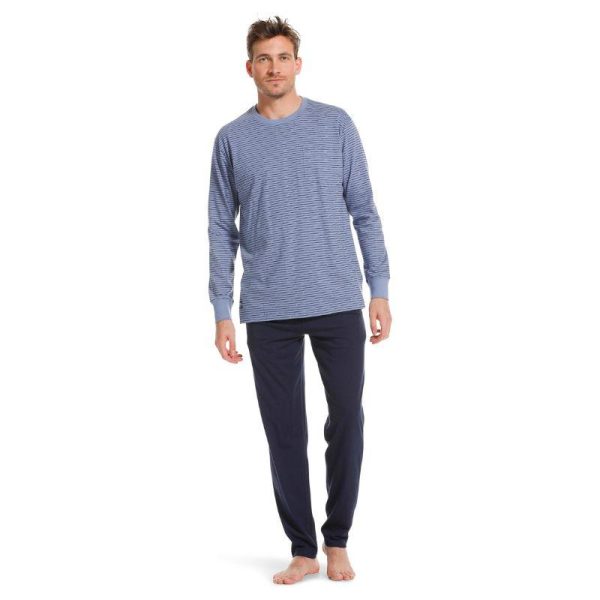 Miesten_lammin_pyjama__sininen