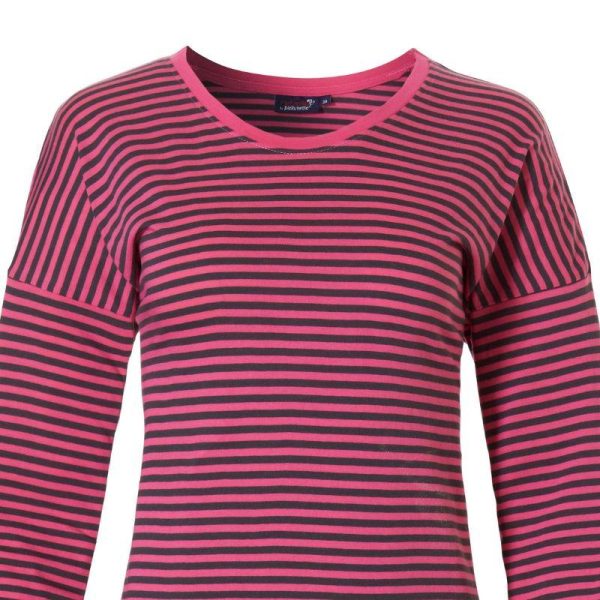 Pastunette_pitkahihainen_pinkkiraidallinen_yopaita__paituli__kotiasu_100__puuvillaa