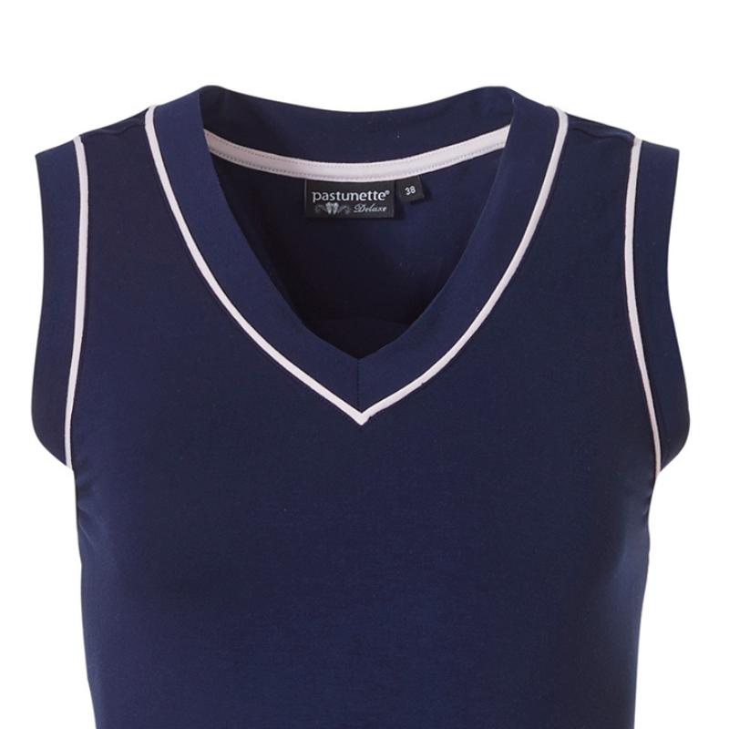 Hihaton_tummansininen_trikoomekko__v_punainen_printti_helmassa