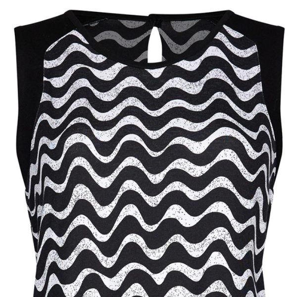 Hihaton_trikoomekko__mustavalkoinen