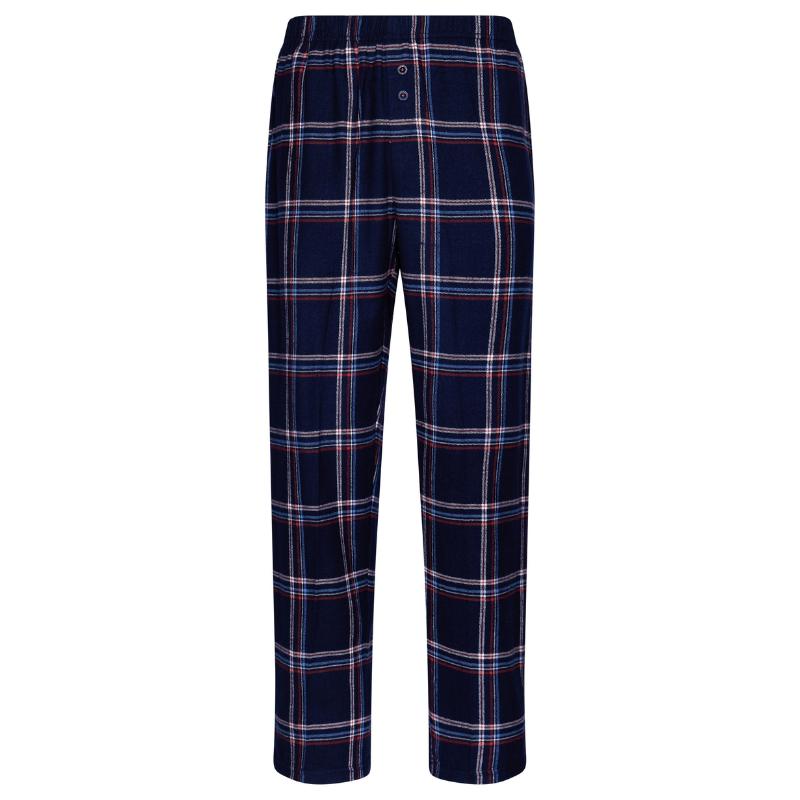 Miesten_pyjama__pehmeat_flanellihousut_ja_puuvillatrikoopaita