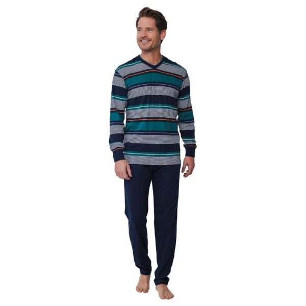 Miesten_pyjama_pehmeaa_puuvillaa