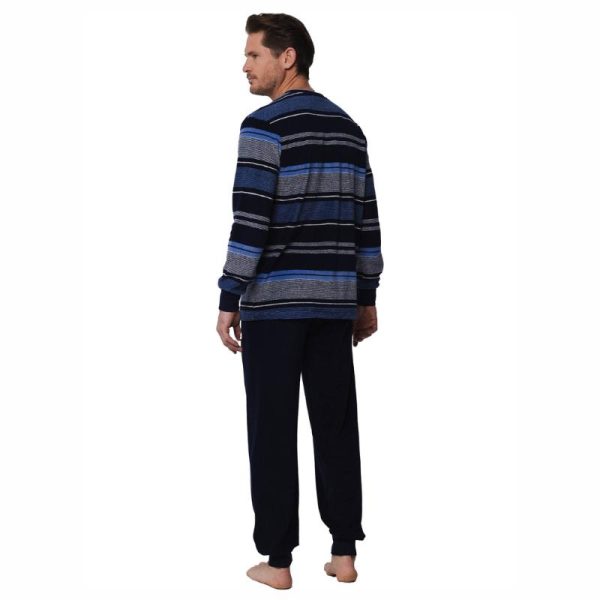 Miesten_pyjama_pehmeaa_joustavaa_puuvillaa