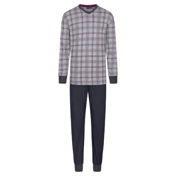 Miesten_pyjama_pehmeaa_joustavaa_puuvillaa