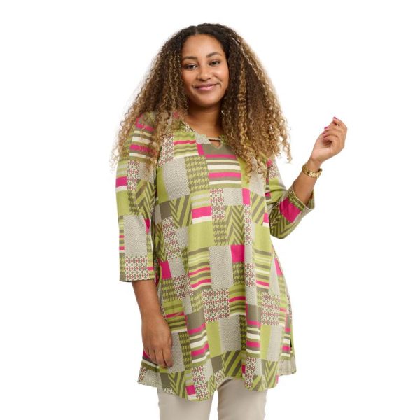 Pont_Neuf_tunika_3_4_hihat__khaki_vihrea