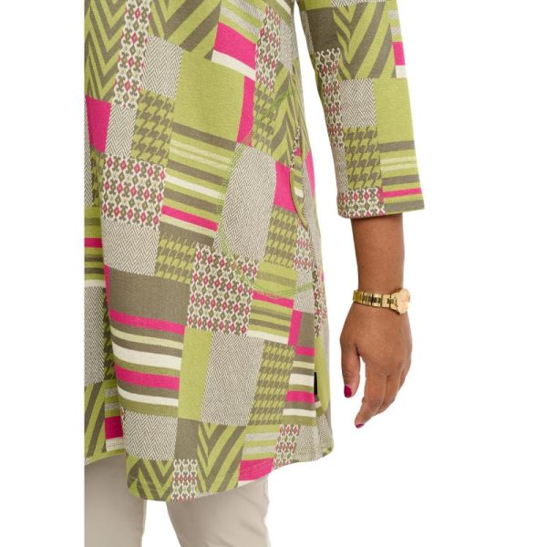 Pont_Neuf_tunika_3_4_hihat__khaki_vihrea