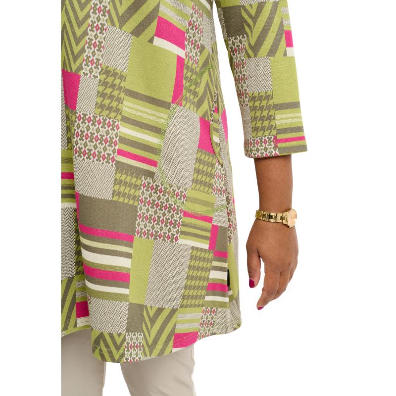 Pont_Neuf_tunika_3_4_hihat__khaki_vihrea