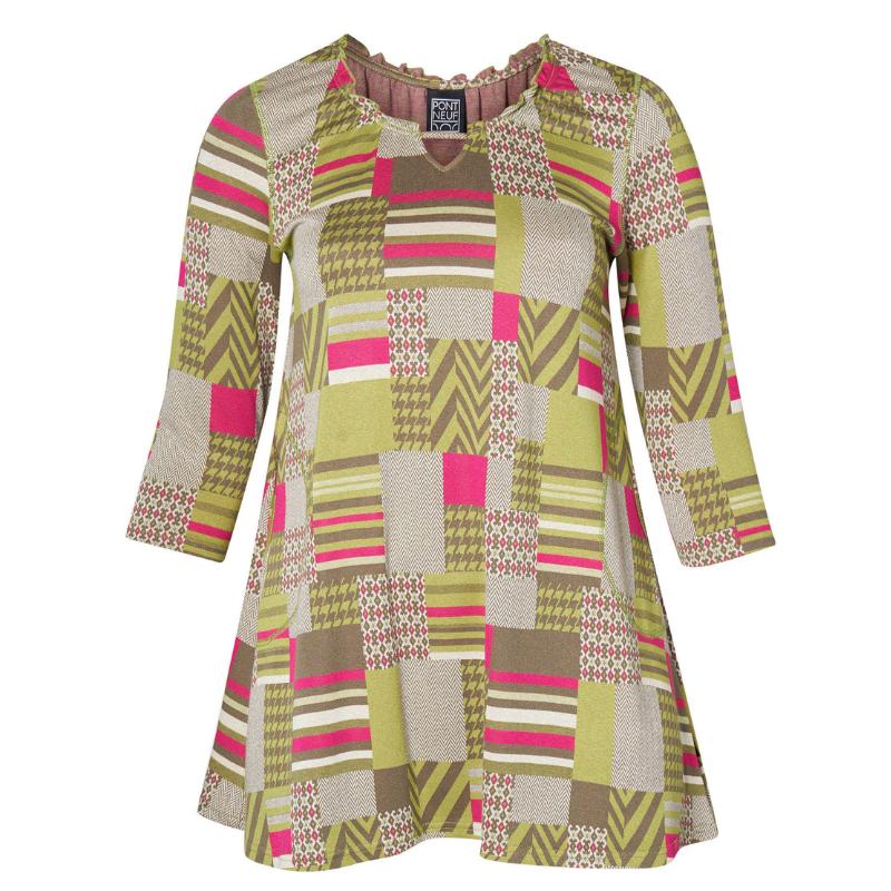 Pont_Neuf_tunika_3_4_hihat__khaki_vihrea