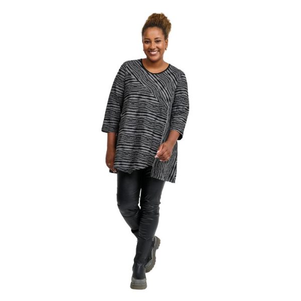 Pont Neuf tunika, melerattu tumman harmaa