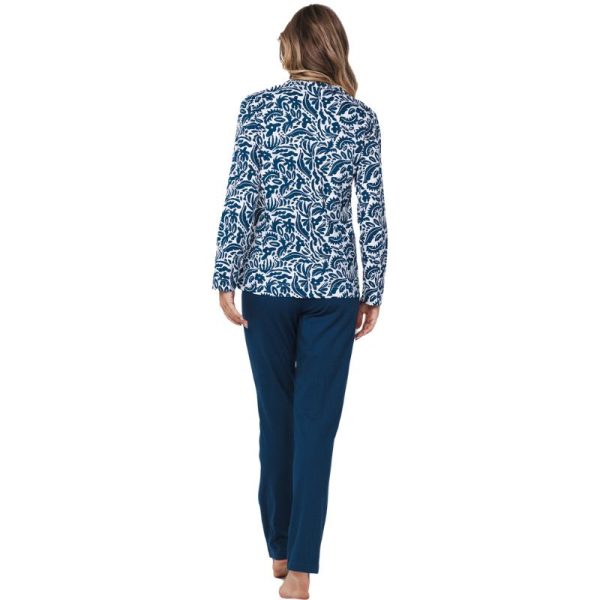 121252_156_1_520_Pyjama_100_puuvillaa_sinivalkoinen_nappilista_paantiela_5_png