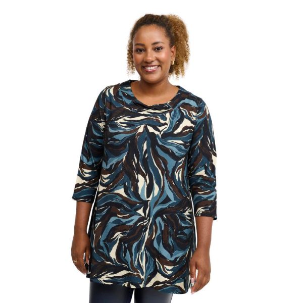 Pont Neuf tunika, teräksen sininen