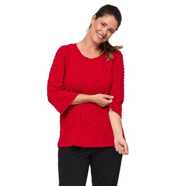 Pont Neuf tumman punainen suora pusero /tunika