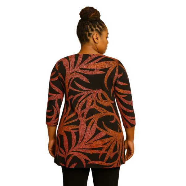 PNMELINA_331_Pont_Neuf_punakirjava_tunika_3_4_hihat_4_png