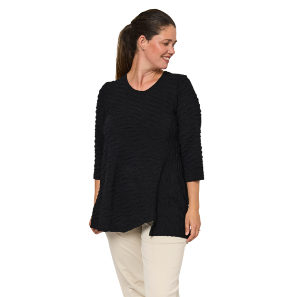 Pont Neuf a-linjainen Cam tunika, musta